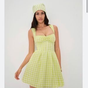 For love and lemons gingham august gingham dress